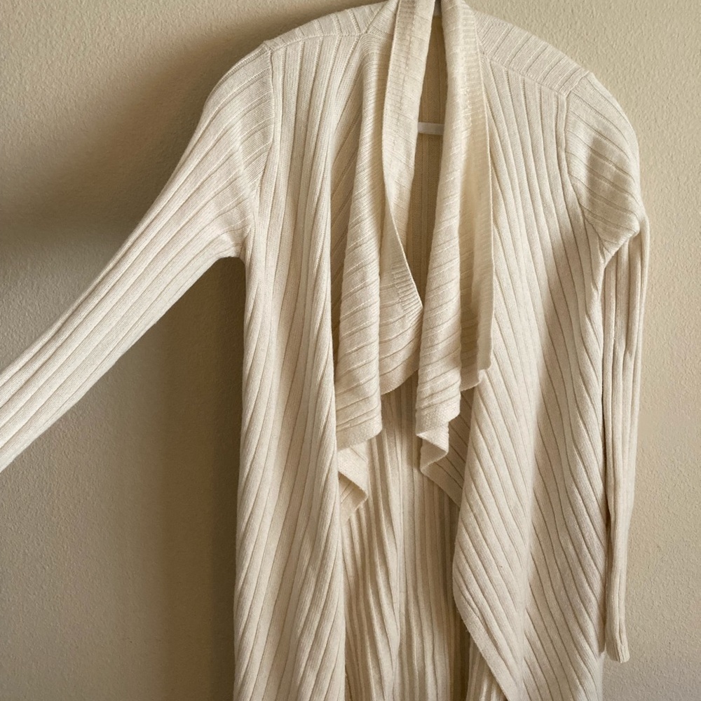 Theory wool and cashmere long cardigan